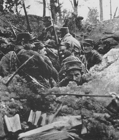 Portuguese Expeditionary Force at the Battle of the Lys, 1918 by Unbekannt Unbekannt